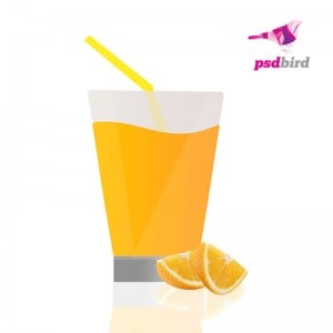 Lemon juice PSD