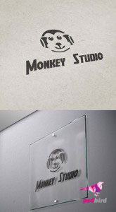 monkey studio logo template