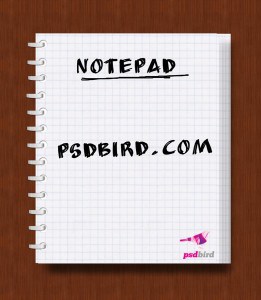 free note pad psd