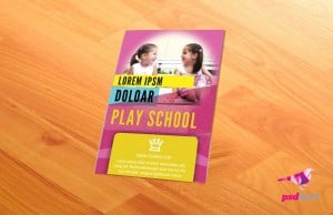 free kindergarten school brochure psd