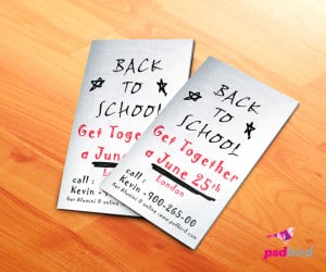 Free Back to School Flyer PSD