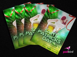 Free St.patrick's Day Flyer PSD