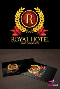 Free Royal Hotel Logo Template PSD