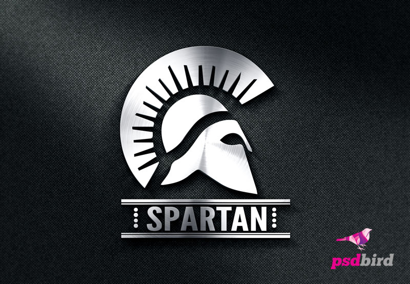 Free Spartan Logo Template Psd