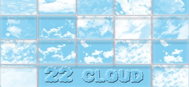 Photoshop Cloud 22 Brushes.