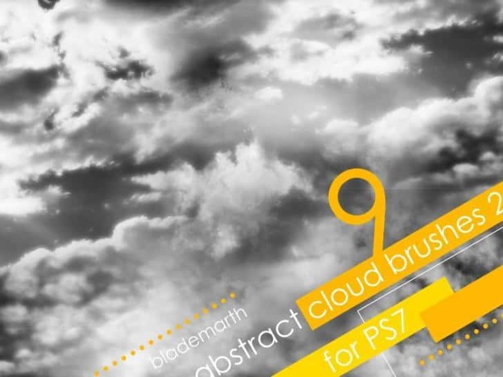 9 Abstract Photoshop Cloud Brushes