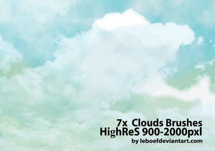 HighRes Cloud Brushes by Leboef