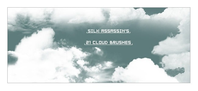 Silk Assassin’s 21 Photoshop Cloud Brushes