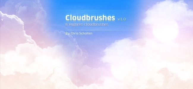 Chris Scholten’s 8 HighRes Cloud Brushes