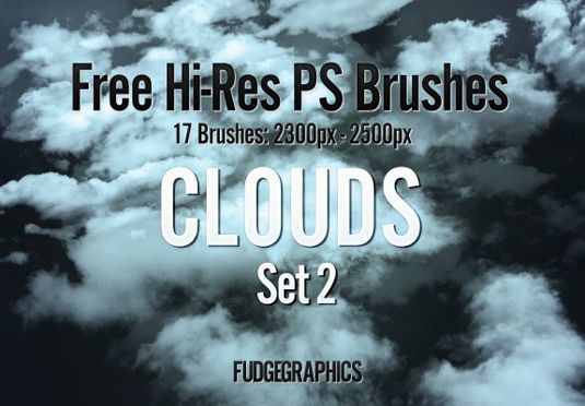 Free Hi-Res Photoshop Brushes by FudgeGraphics