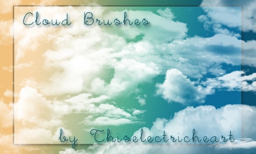 Real cloud brushes