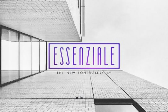 Essenziale Long Thin Font Family