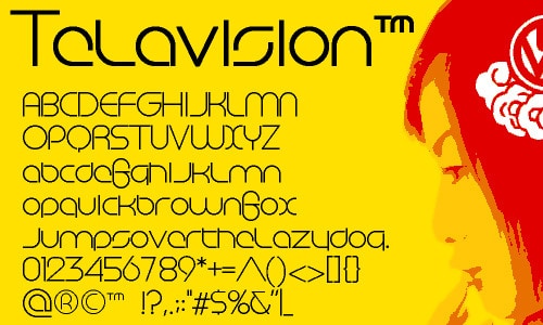 Telavision by Family Font Mart