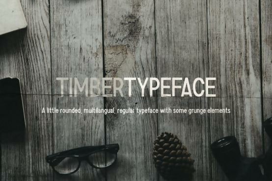 Timber Thin Typeface