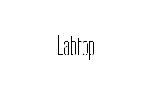 Labtop Thin Font