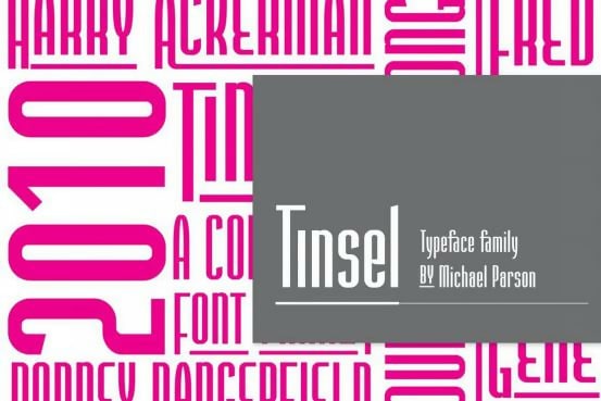 Tinsel Font