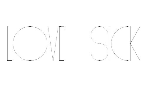 Love Sick Long Thin Font