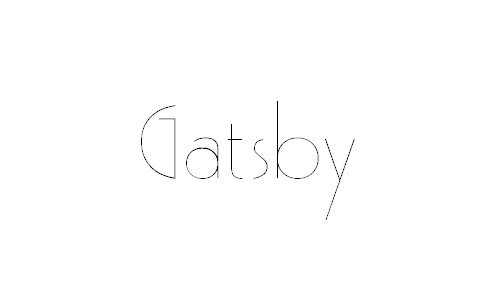 GatsbyFLF Thin Font