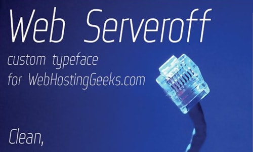 Web Serveroff Font
