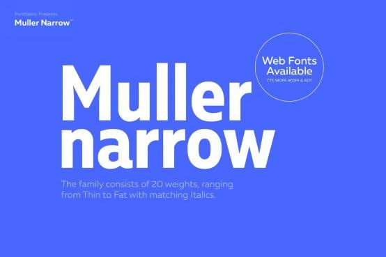 Mullar Thin Font Family