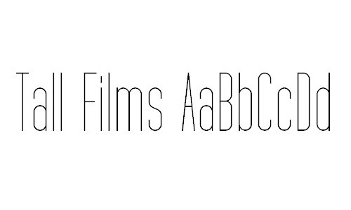 Tall Films Font