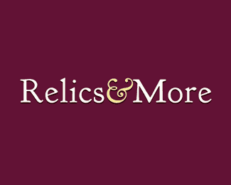 Relics & More Logo with Ampersand