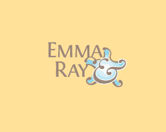 Emma & Ray Wedding Logo Design
