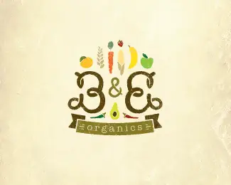 B&E Organics Logo