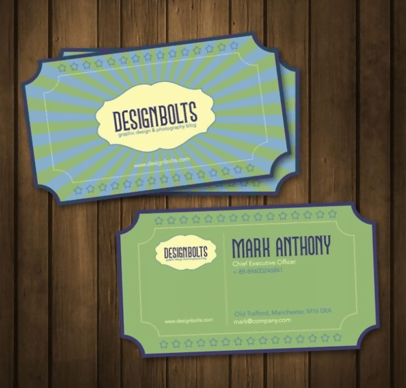 The Retro Business Card Design