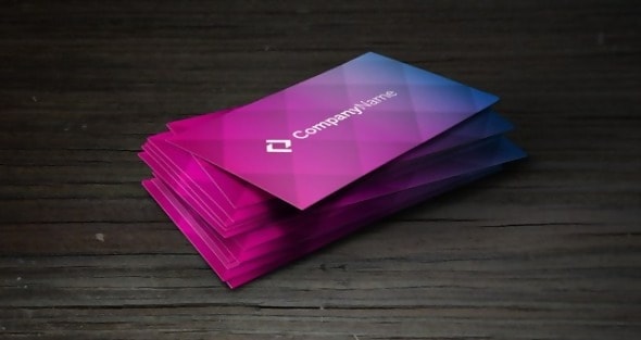 The Colorful Corporate Business Card