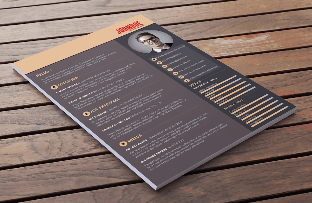 Free Designer Resume Templates