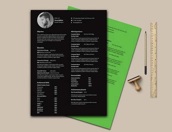 Ultra Minimal CV Templates