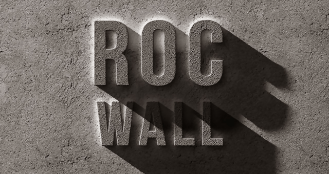 Concrete Rock Text Effect PSD Mockup