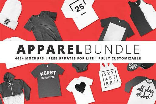 465+ T-Shirt Template Bundle