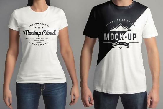 T-Shirt Mockup Template Set