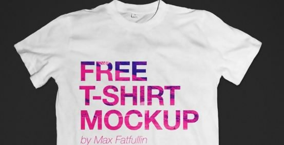 Free White T-Shirt Template By Max Fatfullin