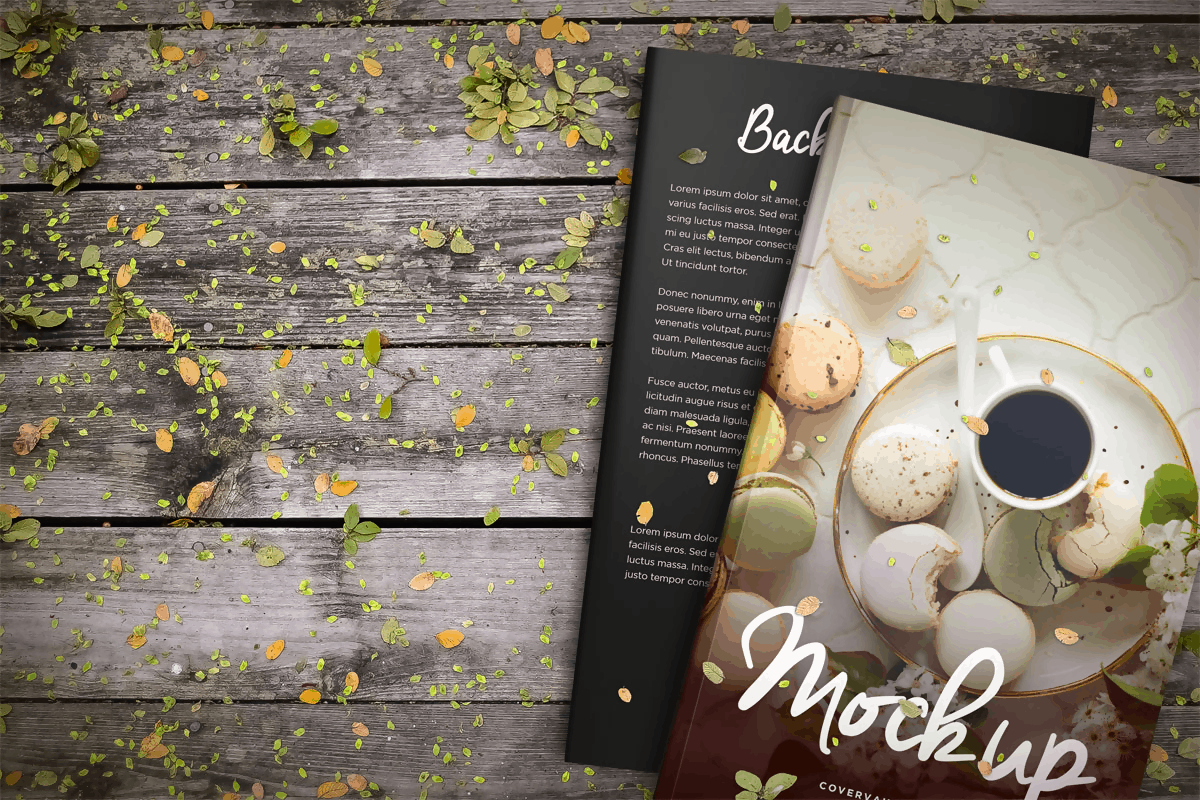 Basil & Spice 5 X 8 Hardcover Book Mockup