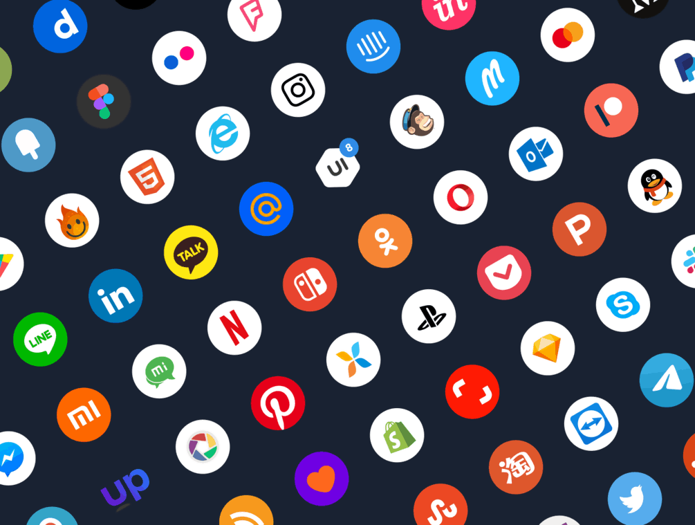 77 Free Social Icons 