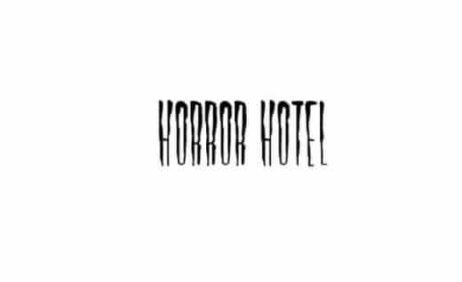 Horror Hotel Zombie Font