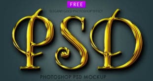 free Gold Layer Styles photoshop asl