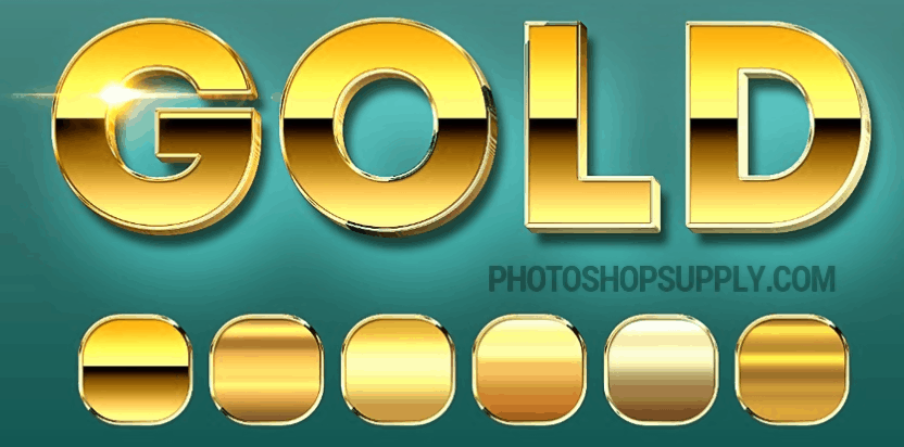 Gold Effect Photoshop