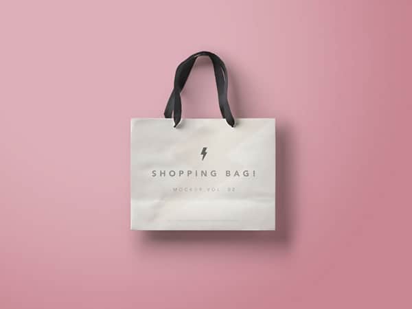 Stylish PSD Mockup of Shopping Bag