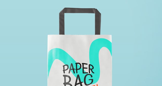 PSD Paper Shopping Bag - Free Mockup