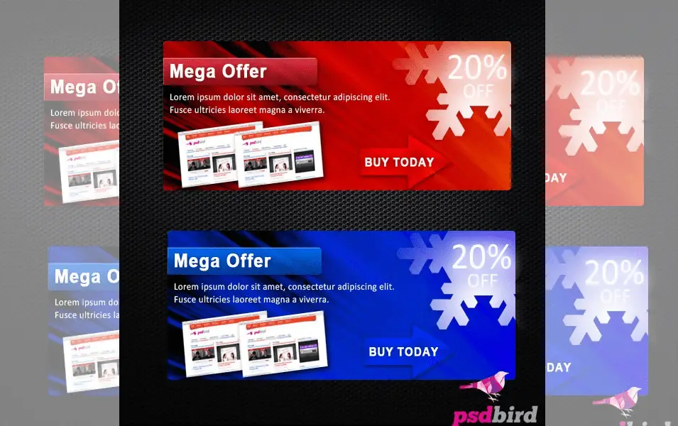 Mega Offer Web Banner Template