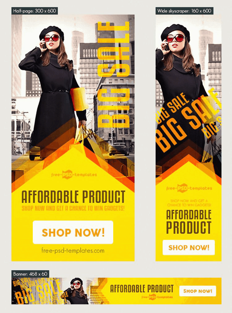 Online Shopping Banner