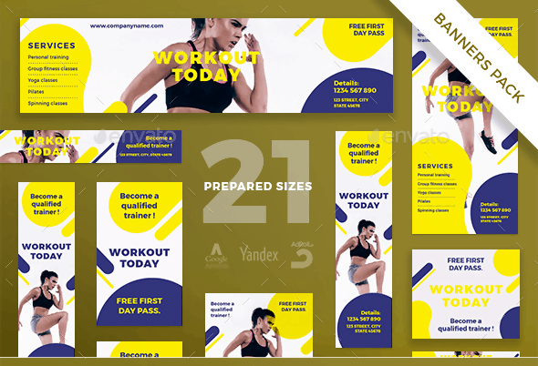 Workout Banner Pack