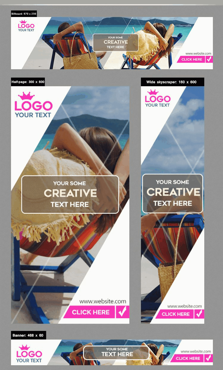 Creative Banner in PSD