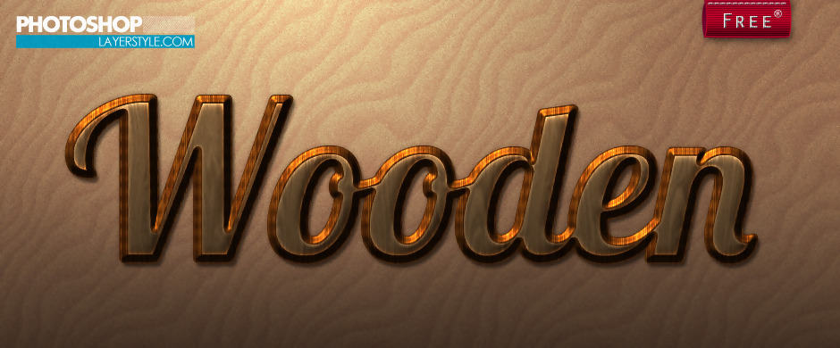 Free Photoshop Wood Style 2