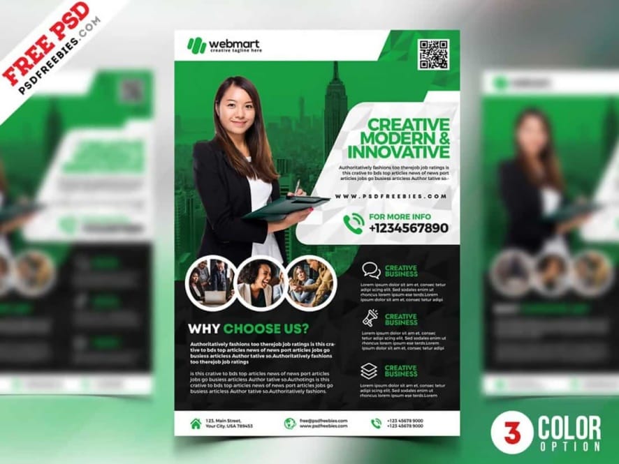 Business Promo PSD Flyer Template