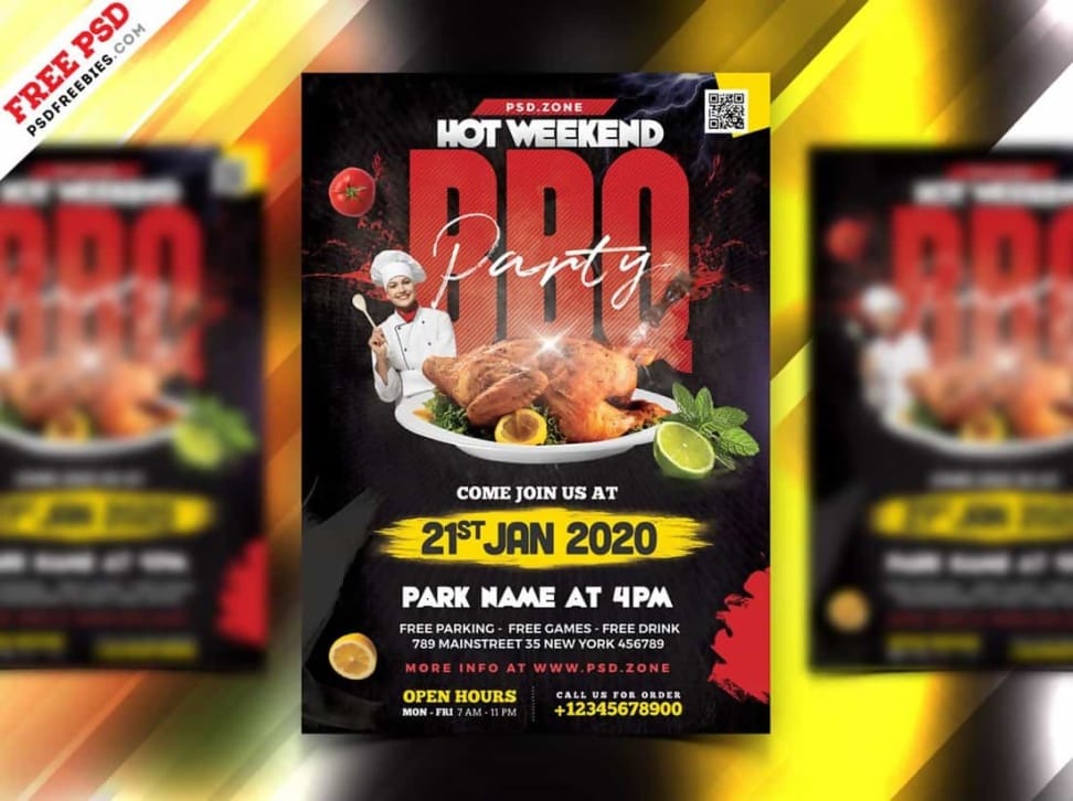 Flyer Template Food & Festival Theme